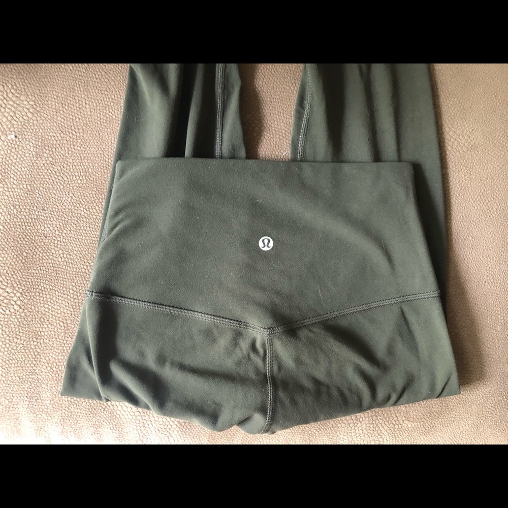Lululemon Align pant 28” dark olive